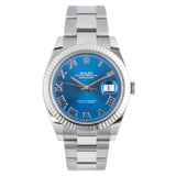 Datejust 41 Azzurro Dial Unworn 2025 Oyster - 126334