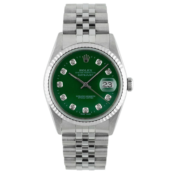 Datejust 36mm Green Diamond Dial 2001 - 16234