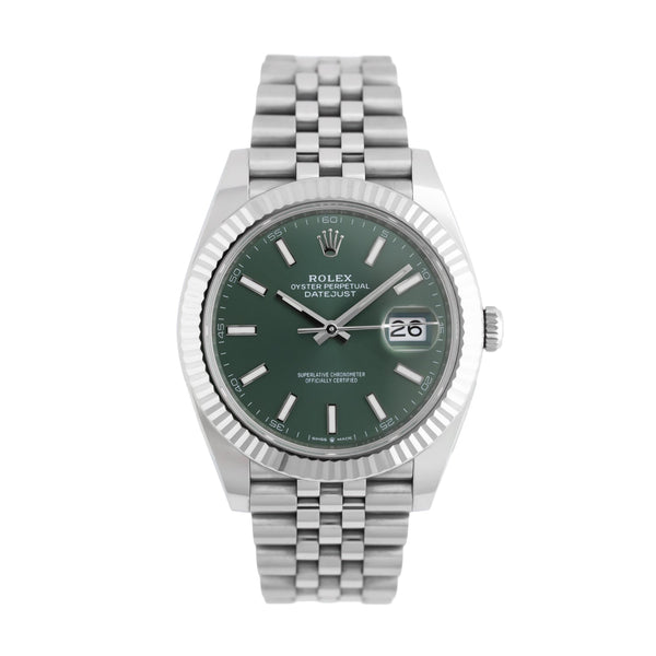 Datejust 41 Green Dial Unworn 2025 Jubilee - 126334