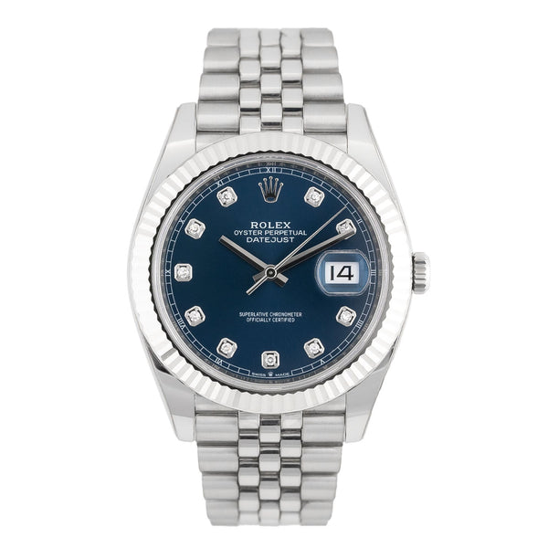 Datejust 41mm Blue Diamond Dial 2020 Jubilee - 126334