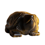 Tiger Eye Turtle 2" Natural Gemstone Carving