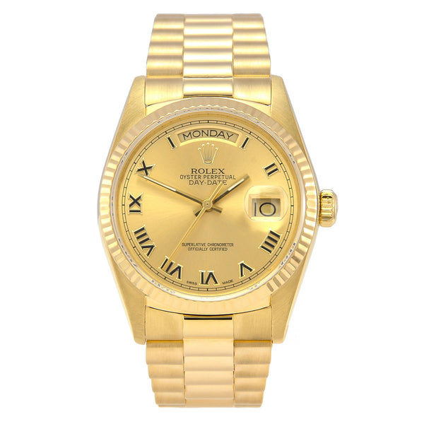 Day-Date 36mm Golden Roman Dial 1980 - 18038