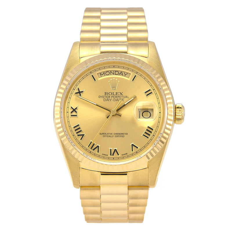 Day-Date 36mm Golden Roman Dial 1980 - 18038