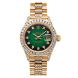 Lady Datejust 26mm Vignette Green Diamond Dial 1986 - 69178