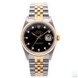 Datejust 36mm Black Diamond Dial 1991 - 16233