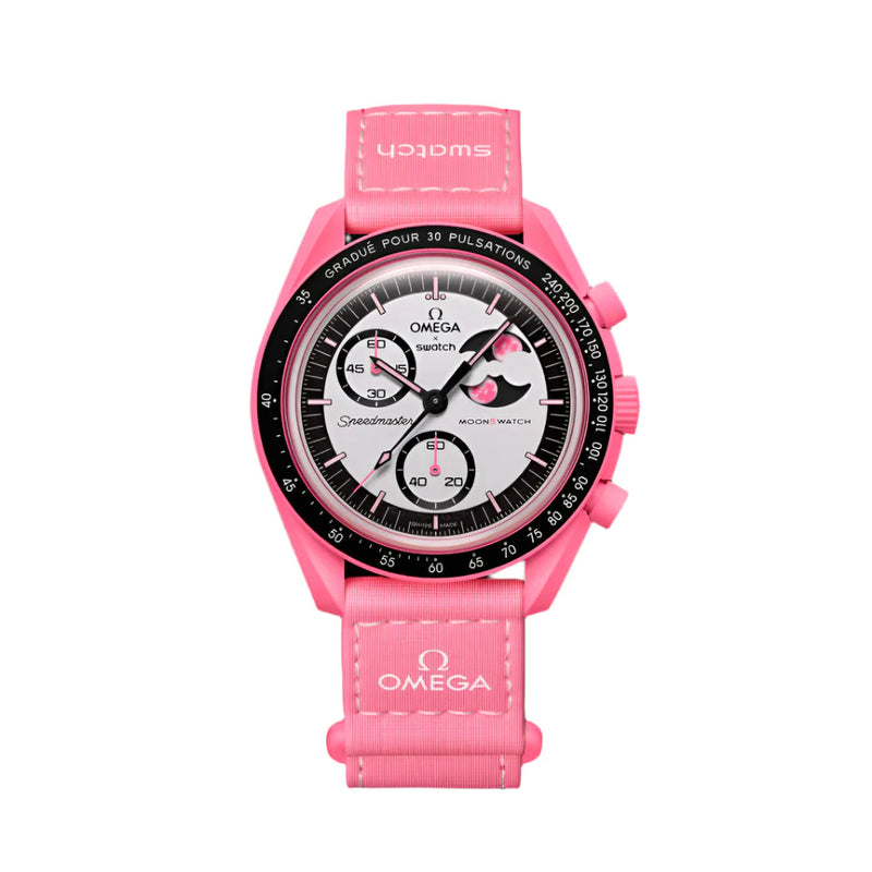 Swatch X Omega Moonswatch Mission To The Pink Moonphase – US Marc Swatch X Omega Moonswatch Mission To The Pink Moonphase – US Marc