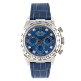 Daytona Cosmograph Zenith White Gold Sodalite Dial Full Set 2000 - 16519