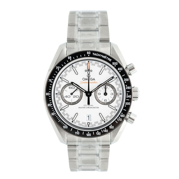 Speedmaster Racing 44mm Chronograph Co-Axial White Dial LC100 2025 - 329.30.44.51.04.001