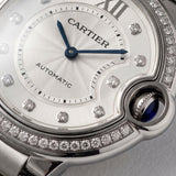 Ballon Bleu de Cartier Steel Diamonds 33mm - W4BB0035