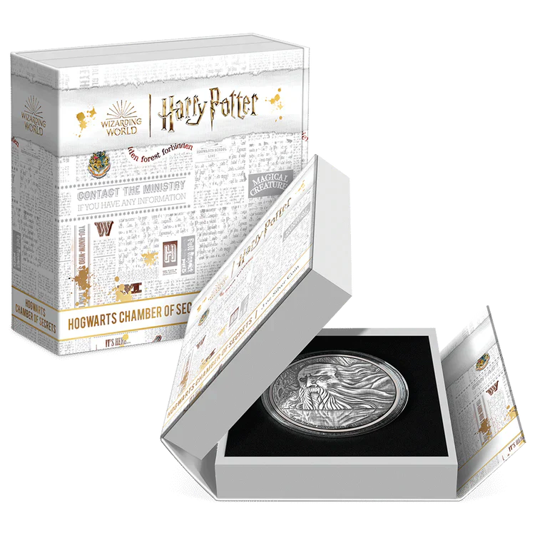 HOGWARTS™ - Chamber of Secrets 3oz Silver Coin