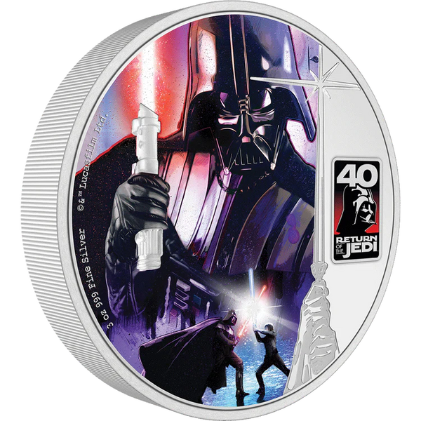 Star Wars: Return of the Jedi™ 40th Anniversary 3oz Silver Coin