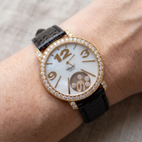 Chopard Happy Diamonds Time Yellow Gold Mother of Pearl Dial 207450-0005