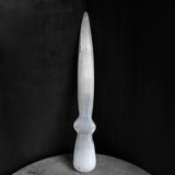 Selenite Chakra Dagger - 8 in