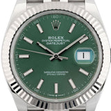 Datejust 41mm Mint Green Dial 2024 - 126334