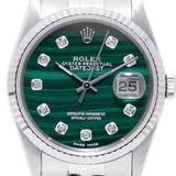 Datejust 36mm Malachite Diamond Dial - 16014