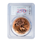1 Ounce .999 Copper Coin - L9 A250 SWL BU