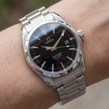 Omega Seamaster Aqua Terra, Edelstahl, Ref. 2518.50.00, 08-2016, B+P