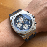 Audemars Piguet Royal Oak Offshore Chronograph 42mm Stahl Blau 26470ST.OO.A027CA.01