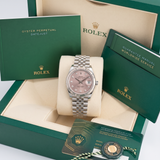 Rolex Lady‑Datejust 28 Ref. 279174 – Stahl/Weißgold, weißes Zifferblatt
