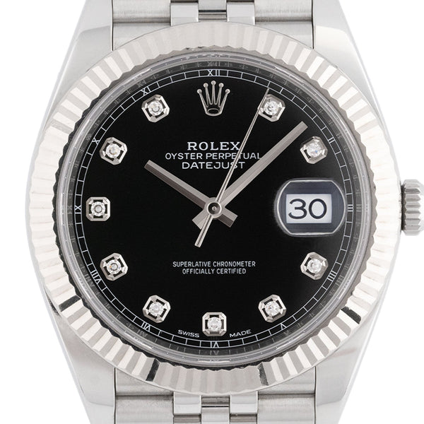Datejust 41mm Black Dial 2018 Jubilee - 126334