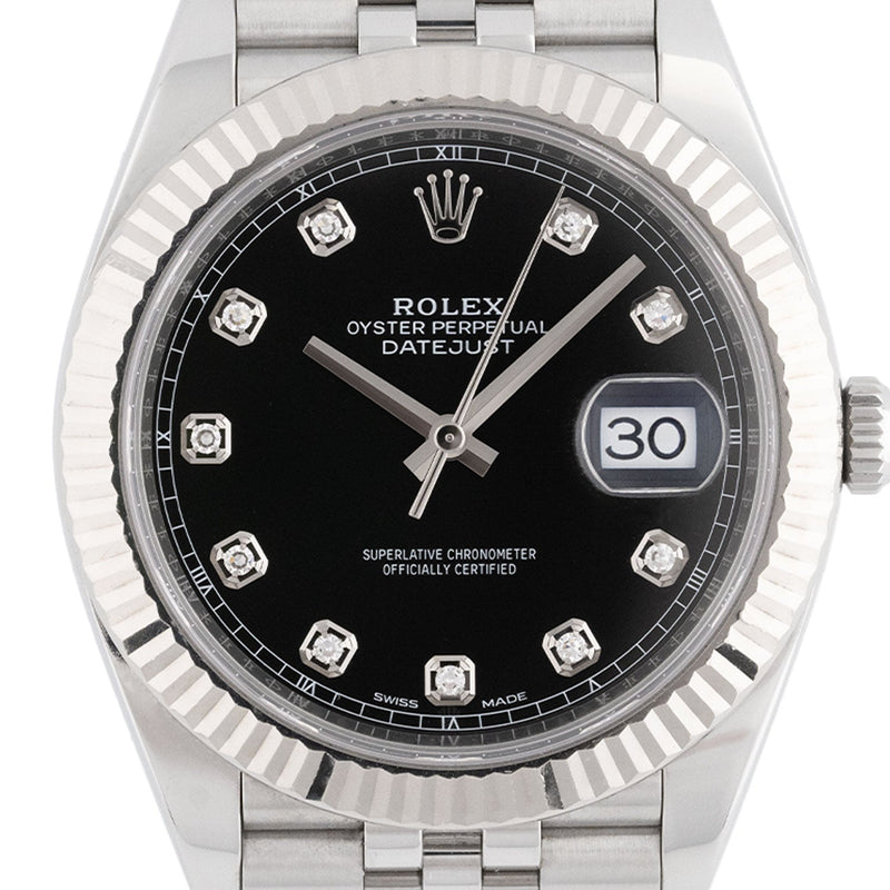 Datejust 41mm Black Dial 2018 Jubilee - 126334