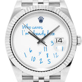 Datejust 41mm Who Cares Dial 2019 Jubilee - 126334