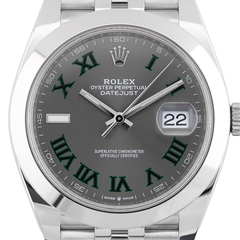 Datejust 41mm Wimbledon Dial LC100 2022 - 126300