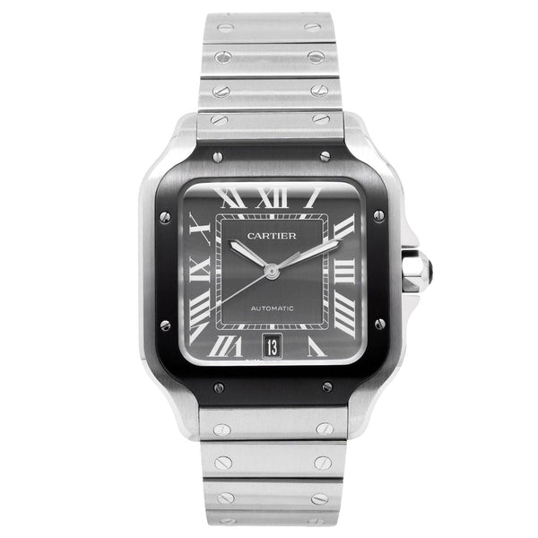 Santos de Cartier Grey Dial Unworn 2025 - WSSA0037