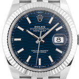 Datejust 41mm Blue Motif Dial 2022 Jubilee - 126334