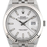 Datejust 41mm White Dial Unworn 2025 Jubilee - 126334