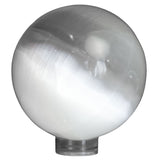 White Selenite Sphere- 4 in. - Morocco