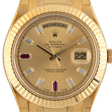 Day Date II Champagne Ruby Baguette Dial 2013 - 218238