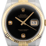 Datejust 36mm Factory Onyx Dial 2003 - 116233