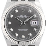 Datejust 41mm Rhodium Diamond Dial 2018 Jubilee  - 126334