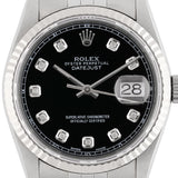 Datejust 36mm Black Diamond Dial 1989 - 16234