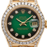 Lady Datejust 26mm Vignette Green Diamond Dial 1986 - 69178