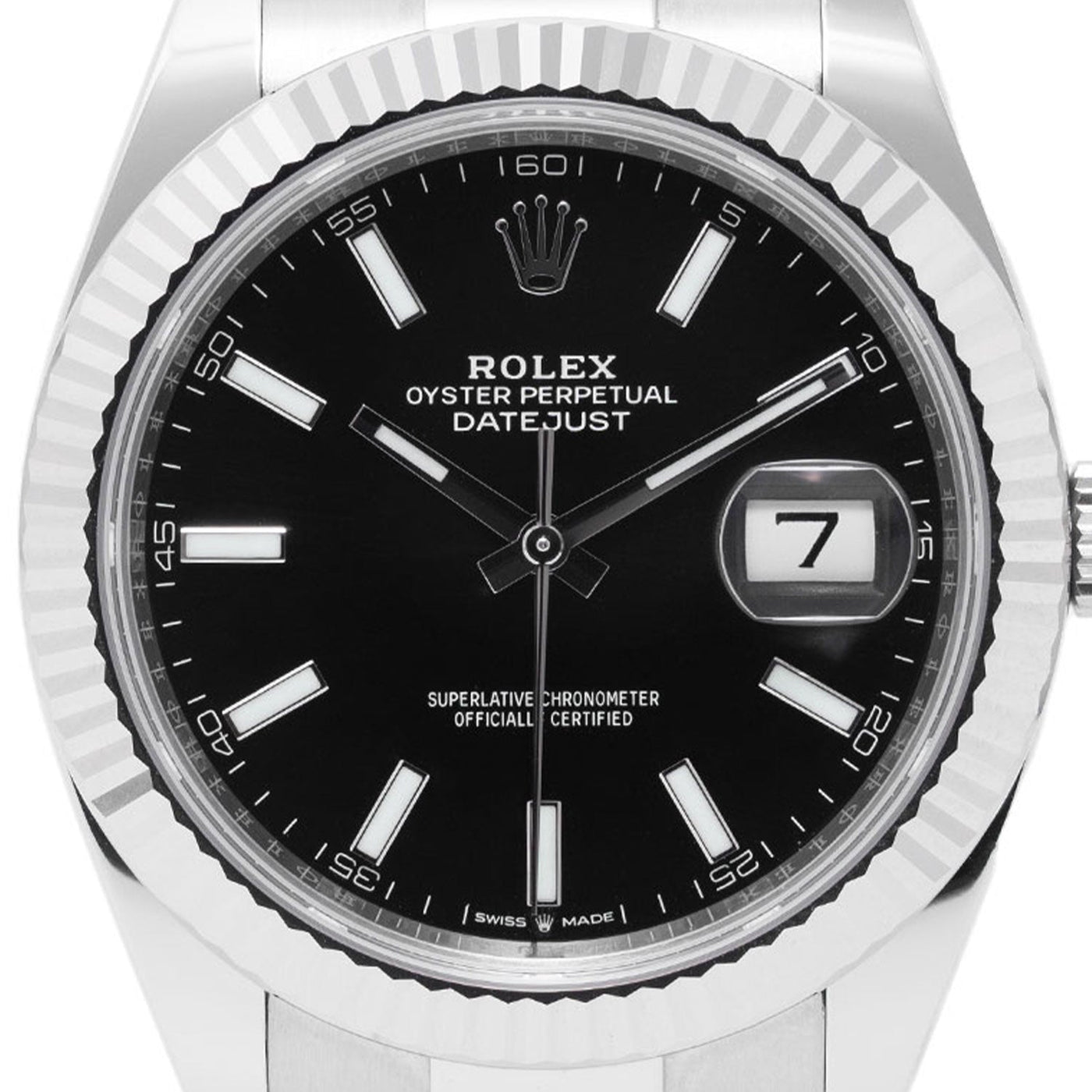 Datejust 41mm Black Dial Full Set LC100 2025 Oyster - 126334
