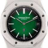 Royal Oak Jumbo Extra Thin "50th Anniversary" 2025 Smoked Green Dial - 16202PT.OO.1240PT.01