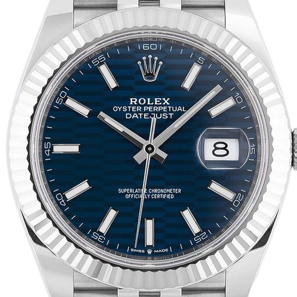 Datejust 41mm Blue Motif Dial 2023 Jubilee - 126334