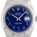 Datejust 41mm Blue Arabic Dial 2019 Oyster - 126334