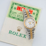 Lady Datejust 26mm White Diamond Dial 1984 - 69173