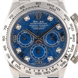 Daytona Cosmograph Zenith White Gold Sodalite Dial Full Set 2000 - 16519