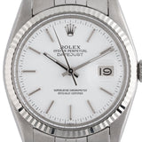 Datejust 36mm White Dial 1985 - 16014