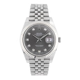 Datejust 41mm Rhodium Diamond Dial 2018 Jubilee  - 126334