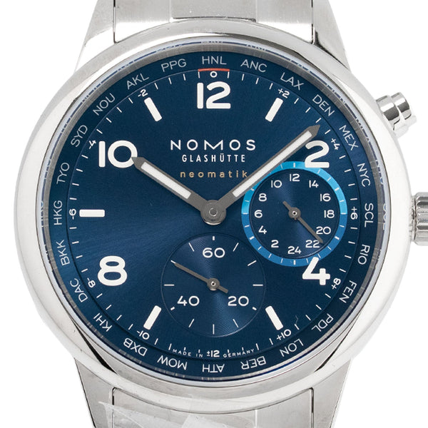 Club Sport Neomatik Weltzeit Blau - 790
