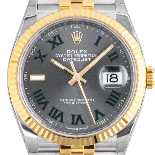 Datejust 36mm Wimbledon Dial 2023 Stickered - 126233