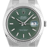 Datejust 41 Green Dial Unworn 2025 Oyster - 126334