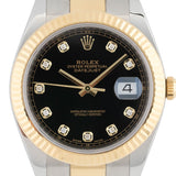Datejust 41mm Black Diamond Dial LC100 2019 Oyster - 126333