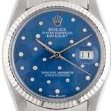 Datejust 36mm Blue Flower Dial 1984 - 16014