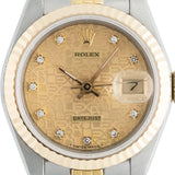 Lady Datejust 26mm Golden Computer Diamond Dial 1981 - 69173